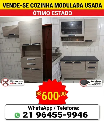 COZINHA COMPLETA DE MADEIRA ITATIAIA 