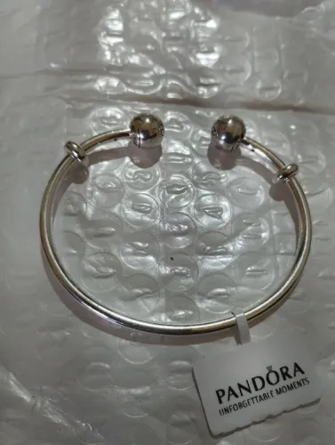 Bracelete/Berloqueira em Prata 925 - Ajustável