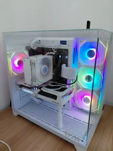 Gabinete gamer com fans magnetica!!!