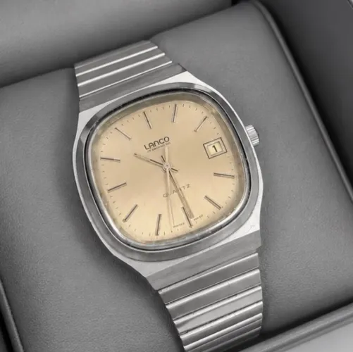 Relógio Suíço Vintage Lanco 