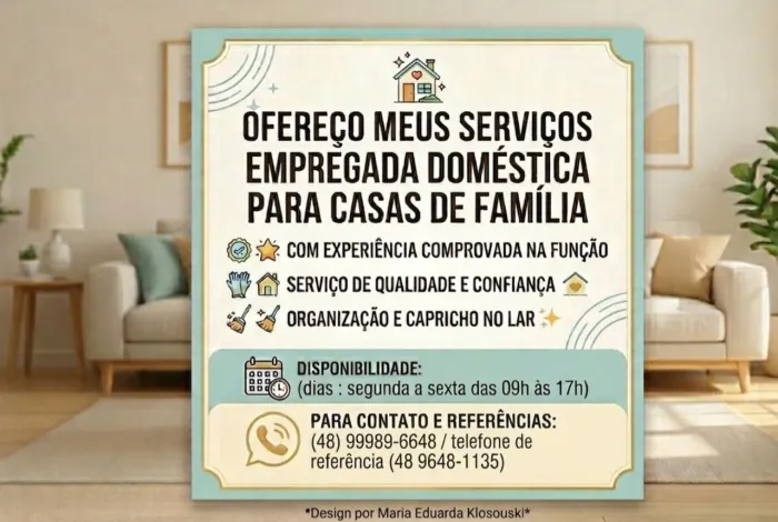 Serviço de empregada domestica 