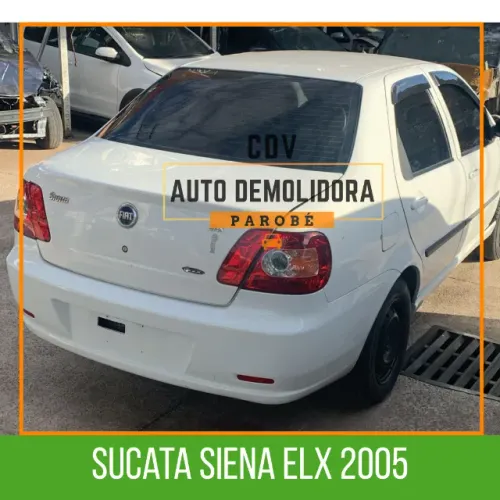 Sucata Siena ELX Flex 2004/2005 Para Venda de Peças