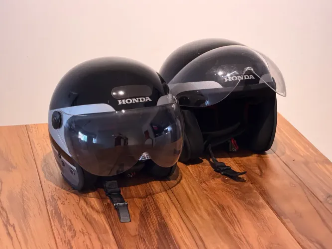 Capacete Honda R$350,00 Cada tamanho M e G