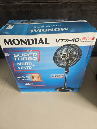 Ventilador mondial VTX-40 coluna ajustável