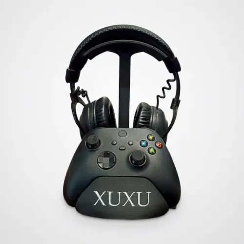Suporte Headset e Controle Xbox Personalizado com Nome - Setup Gamer