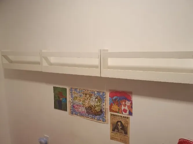 Kit com 3 prateleiras 50cm cada