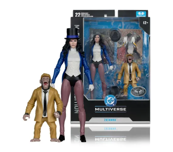 Zatanna w/Detective Chimp (DC Classic) McFarlane Platinum