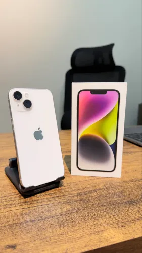 iPhone 14 128GB Branco Completo Impecável Pronta Entrega c/ NF