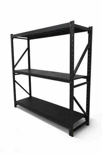 Mini Porta Pallet Light com prateleiras em aço 03 níveis.