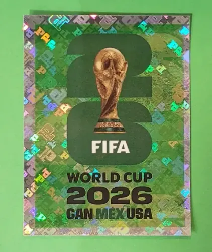 Figurinha Avulsa FWC7 Verde Taça México Copa Do Mundo 2026