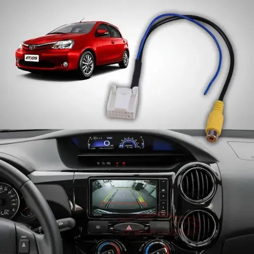 Adaptador Para Câmera De Ré Etios Multimídia 