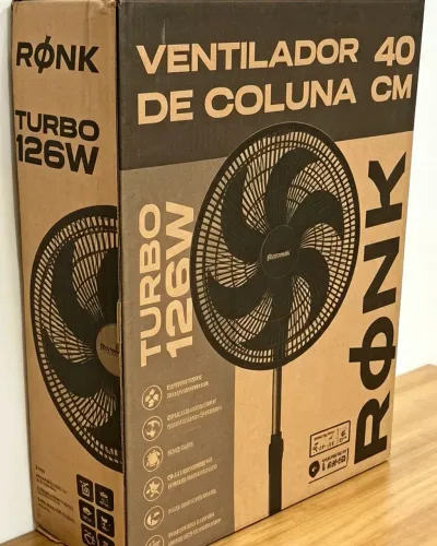 Ventilador de coluna 40 cm Turbo. Novo lacrado de fábrica 
