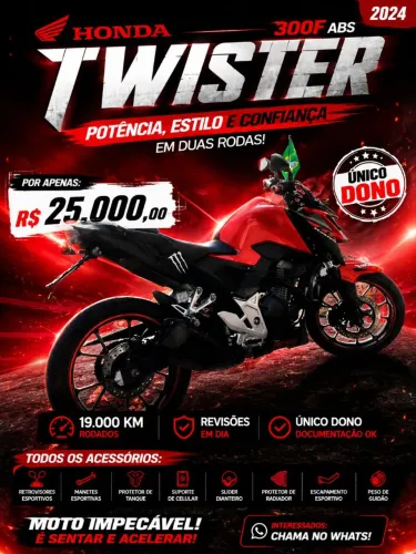 Cb Twister 300f 2024 abs