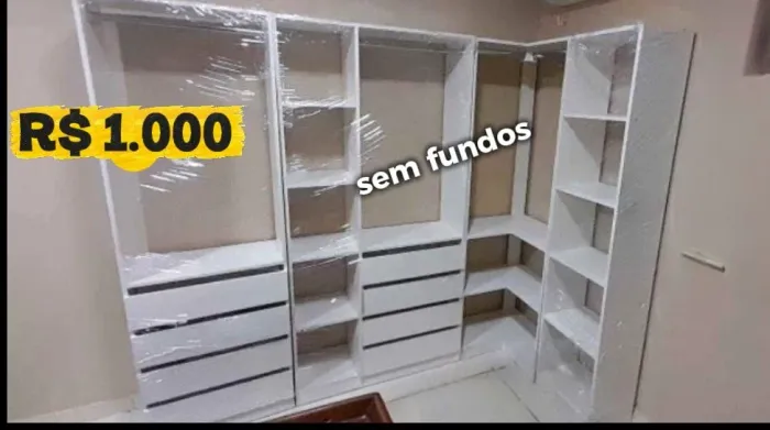 Closet Grande MDF com Entrega 