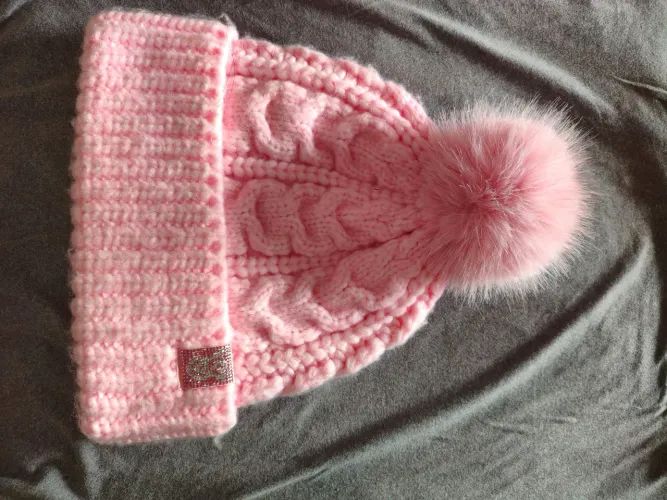 Gorro Victorias Secret tricô