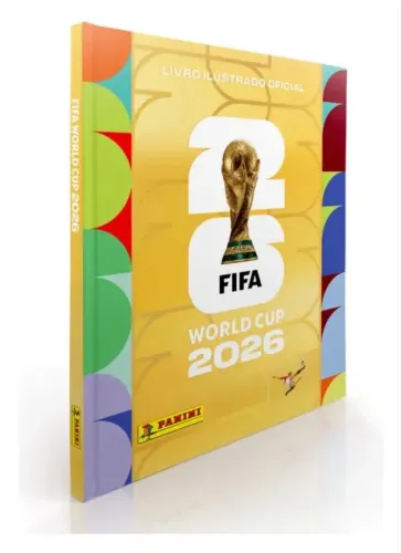 Álbum da Copa do mundo Dourado 2026 Completo