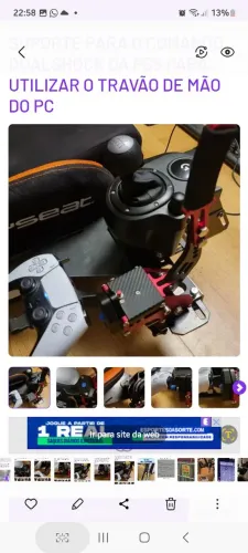 Suporte de controle pra freio de mao ps5