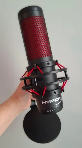 Microfone HyperX QuadCast HX-MICQC-BK - Estado de Novo