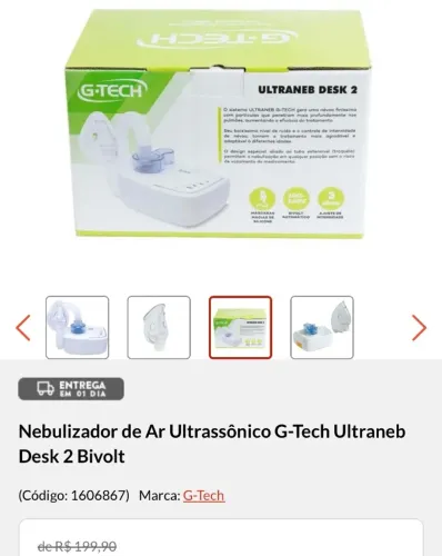Nebulizador G-tech
