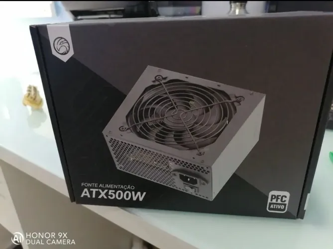 FONTE DE ALIMENTAÇÃO 500W P/ DESKTOP [BPC/500PFCA 24 PINOS.