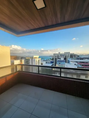 Vista Mar na Primeira Quadra da Praia! Apt 100% Nascente com 120m² na Jatiúca