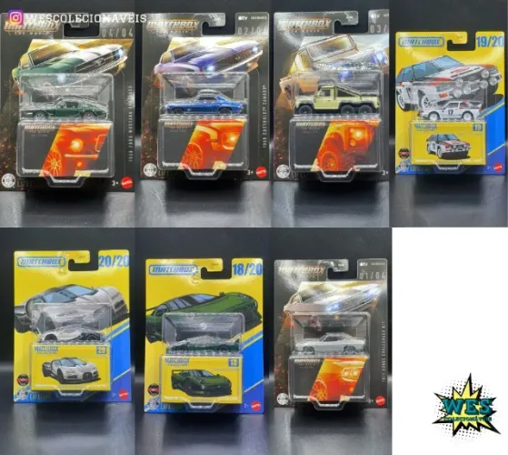 Matchbox Premium (Mustang, Camaro, Bugatti)
