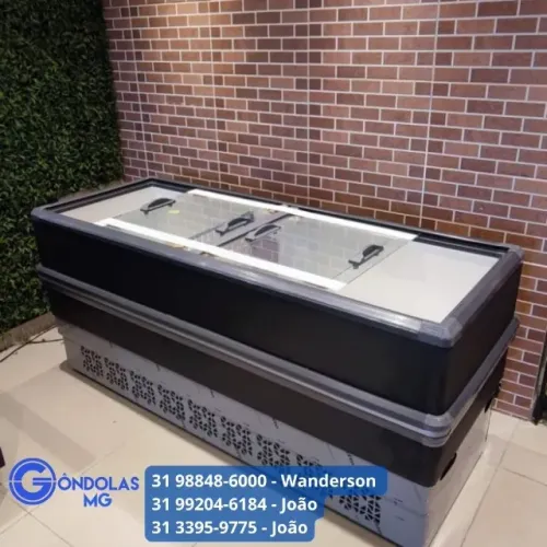 Ilha Para Congelados - Refrigeração Comercial Profissional