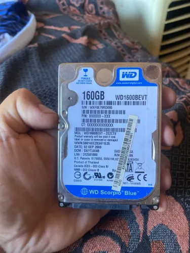 Hd externo 160gb Wd