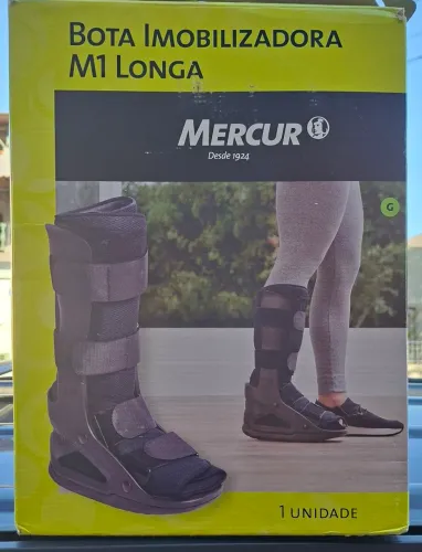 Bota Imobilizadora Mercur M1 Longa G - NOVA - R$ 100