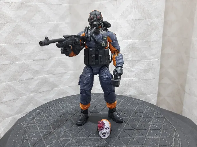 Figura de Ação GIJoe Classified Cobra MOLE RAT #94 (Estágio 1) Dark Energon (Loose)