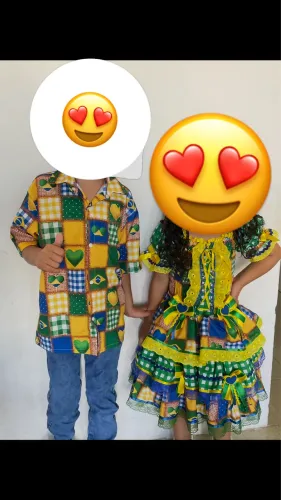 Conjunto infantil quadrilha