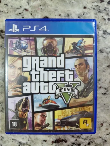 Jogo GTA V para videogame PS4