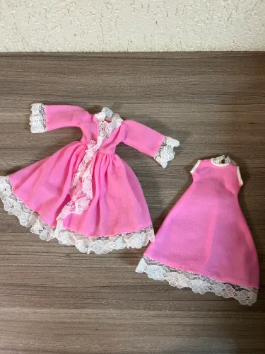 Camisola e penhoar Barbie - Anos 80