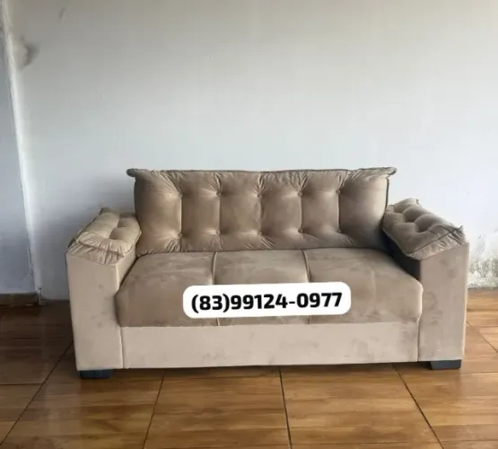 SOFÁ 3 LUGARES NOVOS COM VALORES PROMOCIONAIS
