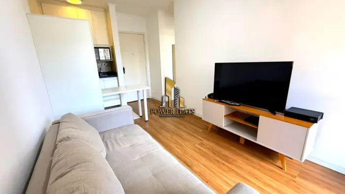 Flat para locação em Moema | 40m² | 1 dormitório | 1 vaga | Excelente custo-benefício