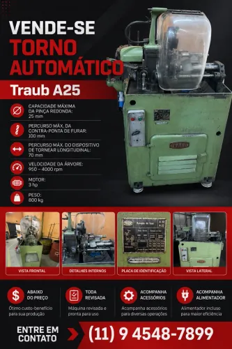 Torno automático Traub A25