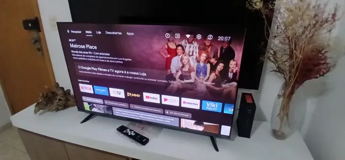 Tv philco 43 polegadas smart Android Bluetooth Comando de voz semi-novo