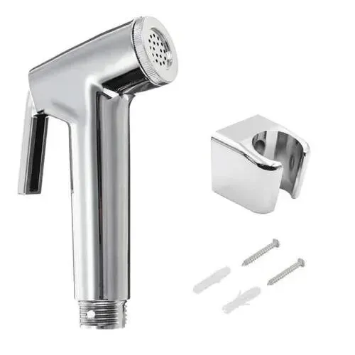 Gatilho Chuveirinho Ducha Higiênica cromado com suporte