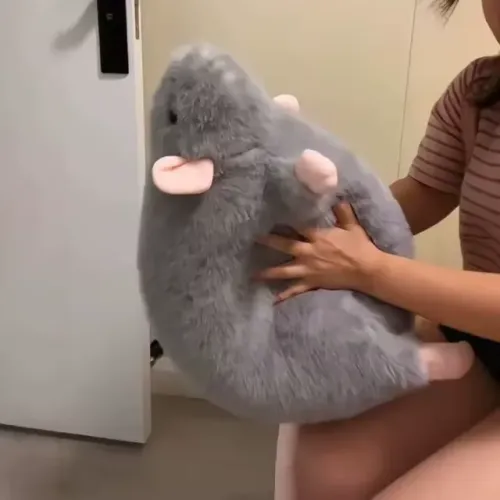 Rato de Pelúcia 20cm + Brinde / Super Fofo e Macio / Produto Novo / Envio Rápido Correios