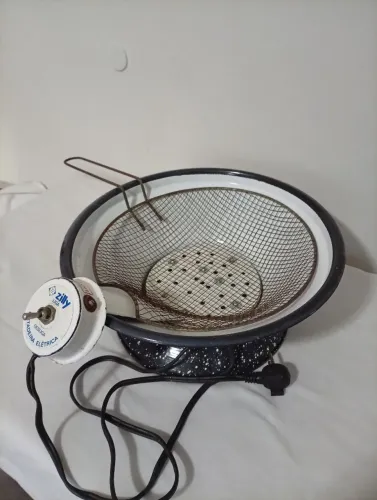 Fritadeira Elétrica Esmaltada Zilly 3 Litros 110 V.