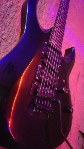 Guitarra Cort X6 com Micro Afinação Preta Black Piano + Push Pull