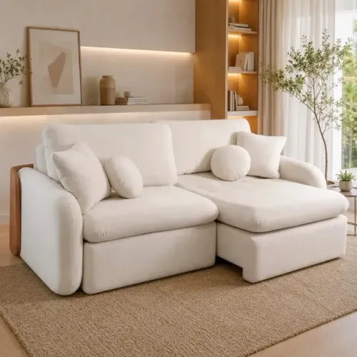 Sofá Cama Retrátil Bellarosa 230 cm