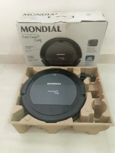Robô Aspirador de Pó Mondial Fast Clean Easy RB08 Bivolt - Novo