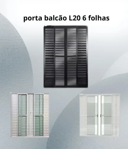 porta balcão 6 folhas Linha normatizada vejam tabela nas suintes imagens pagamento na entr