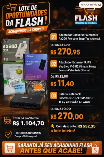 Achadinhos da Flash - Tecnologia