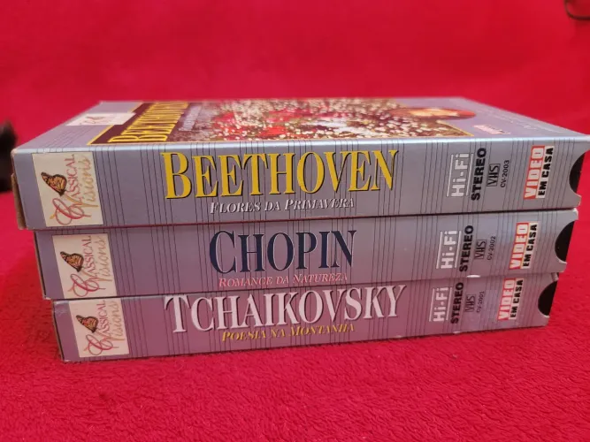 Fita vhs Bethoven e Chopin