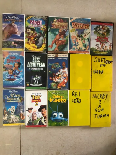 Vende se coleção de fitas VHS em bom estado