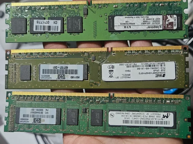 Memoria 2gb ddr3 e ddr2