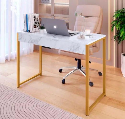 Mesa escrivaninha para home office ou escritório 