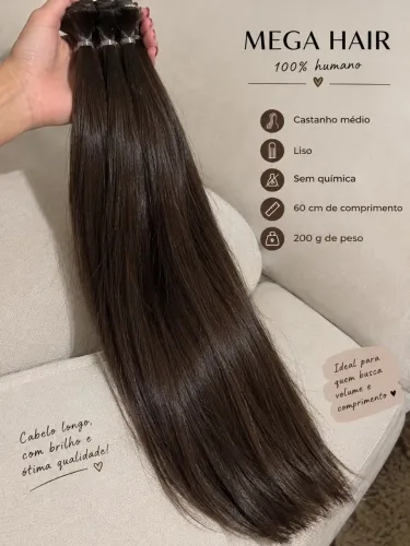 Mega hair cabelo do Sul